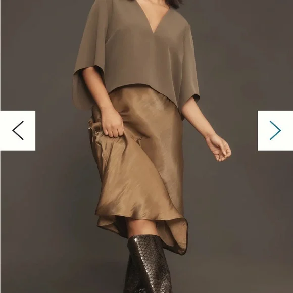 Anthro Chic V-Neck Blouse Women’s Medium NWT - Picture 13 of 16